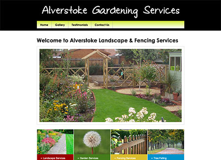 Silver website example - Alverstoke Gardening Services